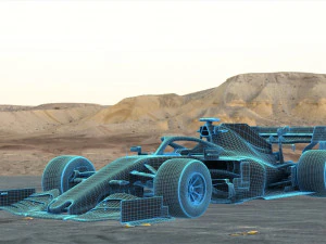 f1 ferrari sf1000 season 2020 3D Model