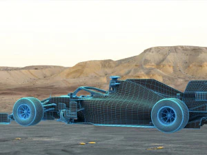 f1 ferrari sf1000 season 2020 3D Model