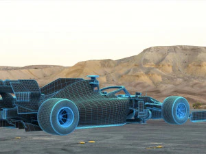 f1 ferrari sf1000 season 2020 3D Model