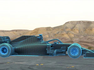 f1 ferrari sf1000 season 2020 3D Model