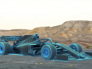f1 ferrari sf1000 season 2020 3D Model