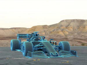 f1 ferrari sf1000 season 2020 3D Model