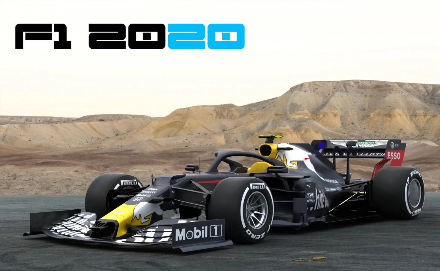 f1 white bull wb16 2020 3D Model .c4d .max .obj .3ds .fbx .stl .blend