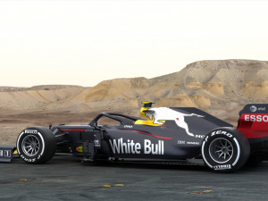 f1 white bull wb16 2020 3D मॉडल