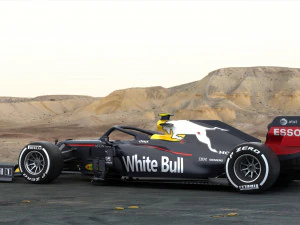 f1 white bull wb16 2020 3D Model