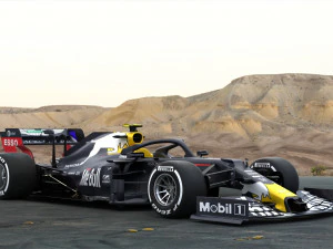 f1 white bull wb16 2020 3D Model