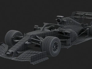 f1 white bull wb16 2020 3D Model