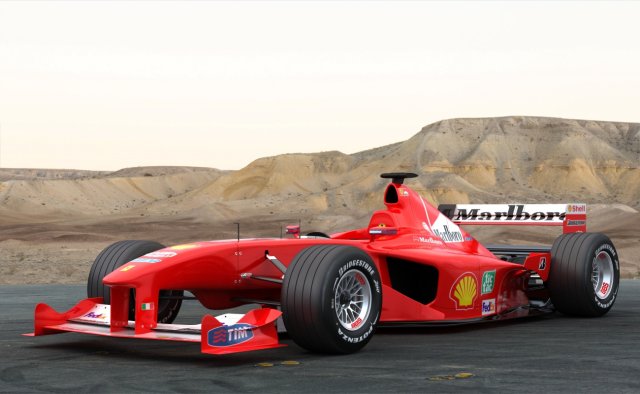 f1 ferrari f2000 michael schumacher Modelo 3D .c4d .max .obj .3ds .fbx .stl .blend 