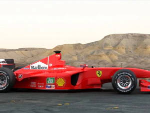 f1 ferrari f2000 michael schumacher 3D Model
