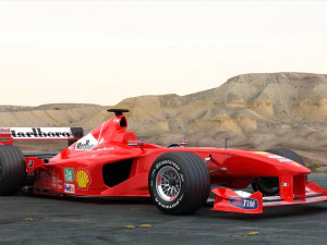 f1 ferrari f2000 michael schumacher 3D Model