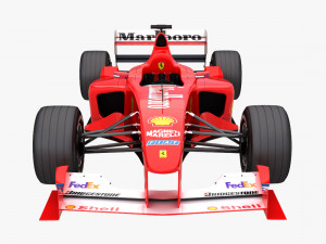 f1 ferrari f2000 michael schumacher Modelo 3D