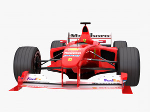 f1 ferrari f2000 michael schumacher Modelo 3D