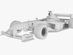 f1 ferrari f2000 michael schumacher 3D Model