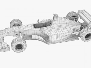 f1 ferrari f2000 michael schumacher 3D Model