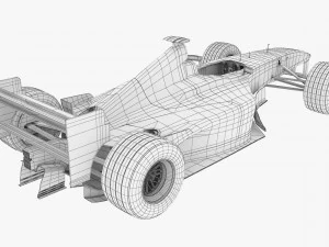 f1 ferrari f2000 michael schumacher 3D Model