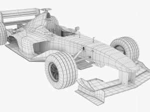 f1 ferrari f2000 michael schumacher 3D Model