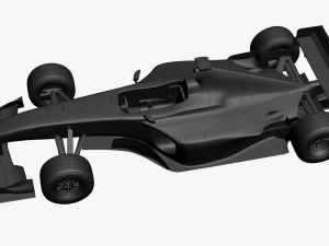 f1 ferrari f2000 michael schumacher 3D Model
