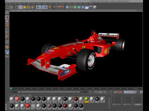 f1 ferrari f2000 michael schumacher 3D Model