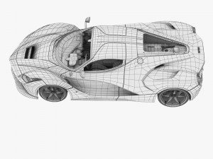 ferrari laferrari 2014 Modelo 3D