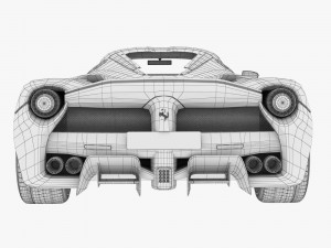 ferrari laferrari 2014 Modelo 3D