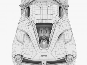 ferrari laferrari 2014 Modelo 3D