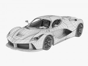 ferrari laferrari 2014 Modelo 3D