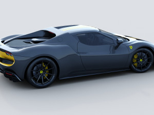 ferrari 296 gtb assetto fiorano 2022 3D Model