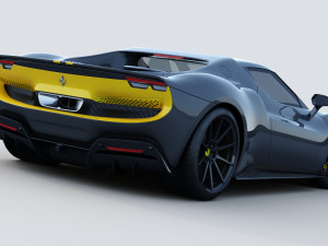 ferrari 296 gtb assetto fiorano 2022 3D Model