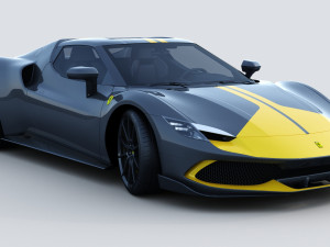 ferrari 296 gtb assetto fiorano 2022 3D Model