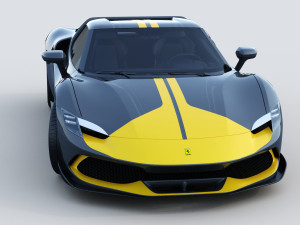 ferrari 296 gtb assetto fiorano 2022 3D Model