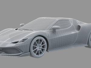 ferrari 296 gtb assetto fiorano 2022 3D Model