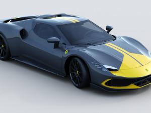 ferrari 296 gtb assetto fiorano 2022 3D Model