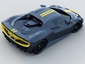 ferrari 296 gtb assetto fiorano 2022 3D Model