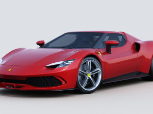 Ferrari 296 gtb 2022 3D Model