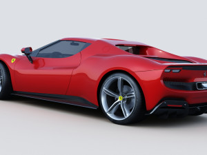 Ferrari 296 gtb 2022 Modello 3D