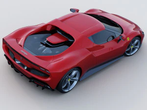 Ferrari 296 gtb 2022 3D Model