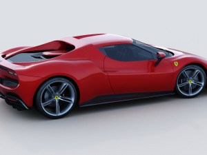 Ferrari 296 gtb 2022 Modello 3D
