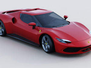 Ferrari 296 gtb 2022 Modello 3D