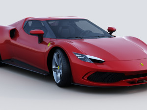 Ferrari 296 gtb 2022 Modello 3D