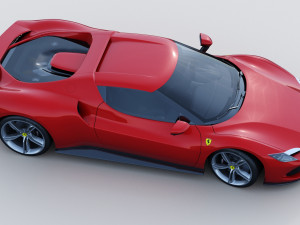 Ferrari 296 gtb 2022 Modello 3D
