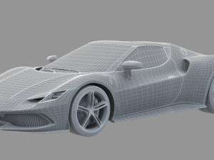 Ferrari 296 gtb 2022 Modello 3D