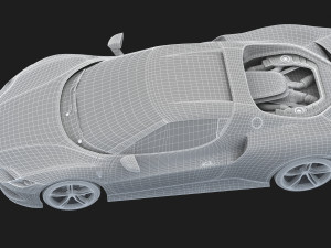 Ferrari 296 gtb 2022 Modello 3D