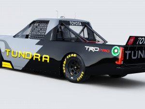 Toyota Tundra Nascar Trucks 2022 template Modello 3D