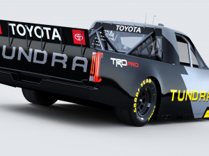 Toyota Tundra Nascar Trucks 2022 template Modello 3D
