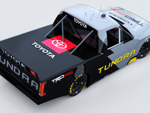 Toyota Tundra Nascar Trucks 2022 template Modello 3D