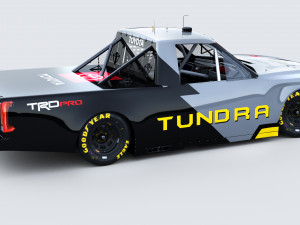 Toyota Tundra Nascar Trucks 2022 template Modello 3D