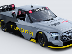 Toyota Tundra Nascar Trucks 2022 template Modello 3D