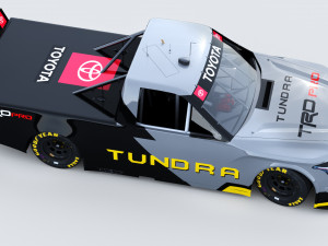 Toyota Tundra Nascar Trucks 2022 template Modello 3D