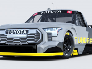 Toyota Tundra Nascar Trucks 2022 template Modello 3D