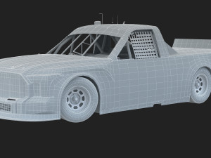 Toyota Tundra Nascar Trucks 2022 template Modello 3D